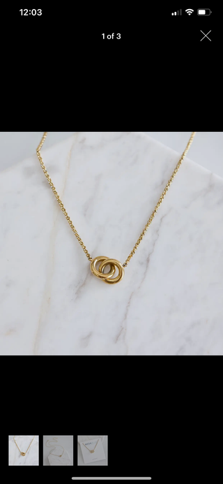 Interlock necklace