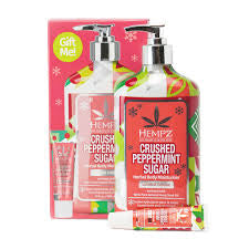 Hempz Crushed Peppermint Sugar Lotion Gift Set